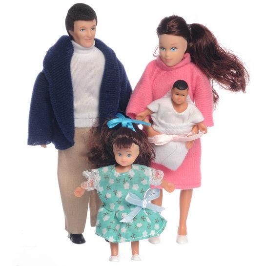 Williams Family Dollhouse Dolls