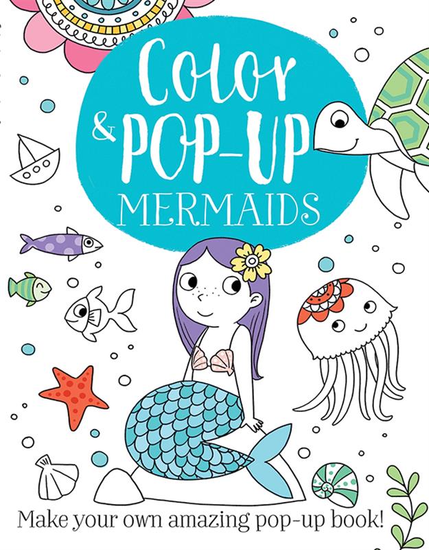 Mermaids Color & Pop-Up