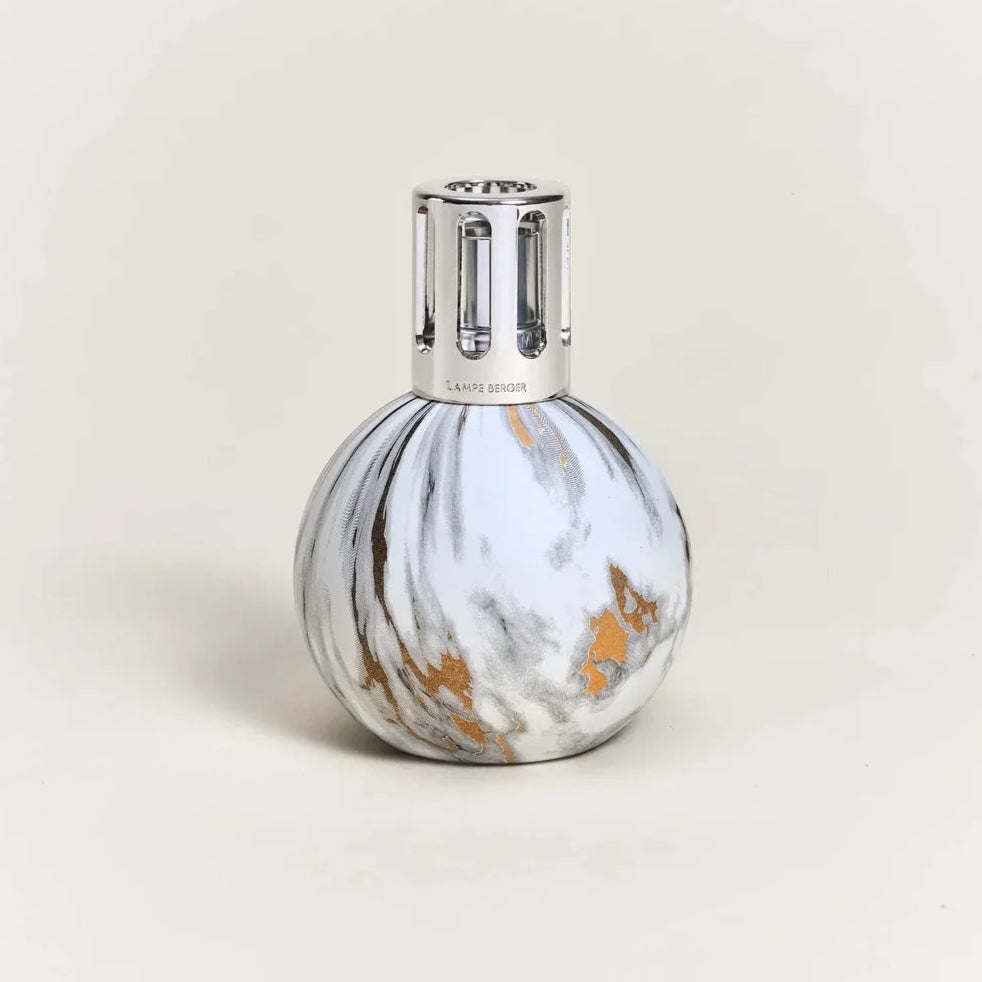MARBLE White Round Boule Lampe By Maison Berger