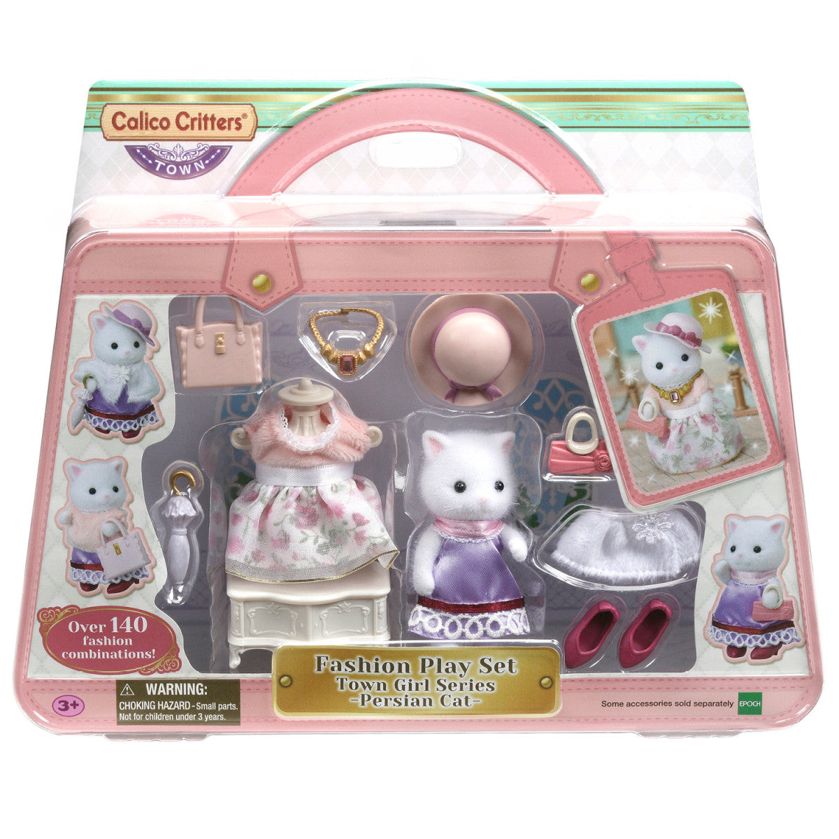 Fashion Playset Town Girl Persian Cat