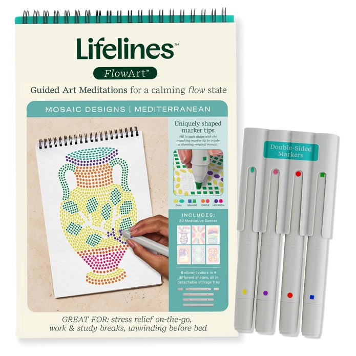 Lifelines FlowArt Mosaic Designs Mediterranean Guided Art Meditations