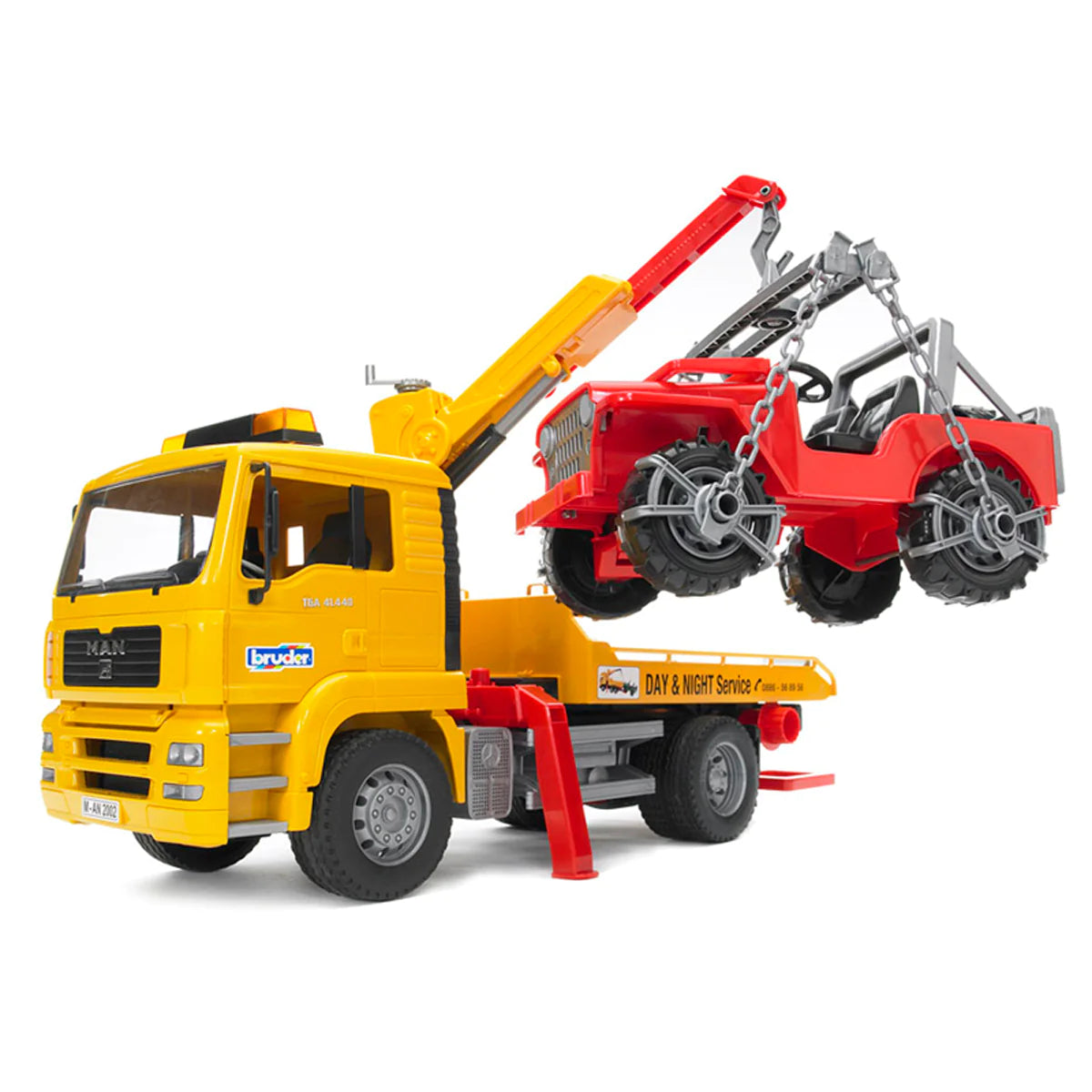 MAN TGA Breakdown Truck w/ Cross Country Vehicle