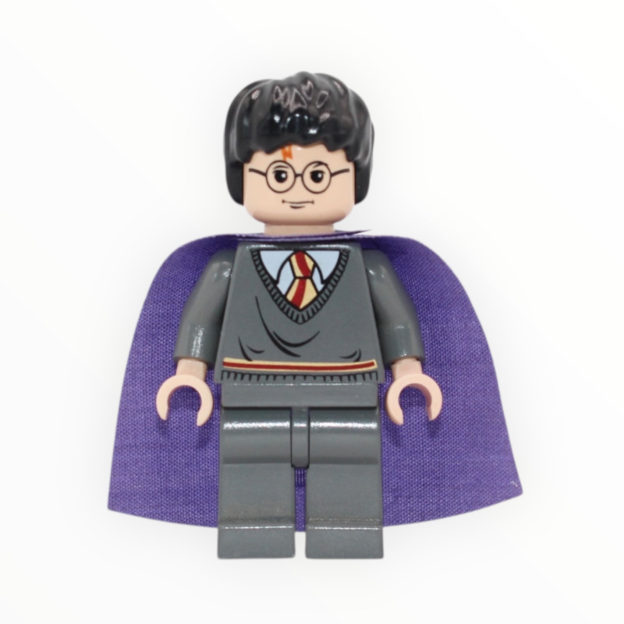 Harry Potter (Gryffindor stripe, nougat skin, lilac cape, 2004)