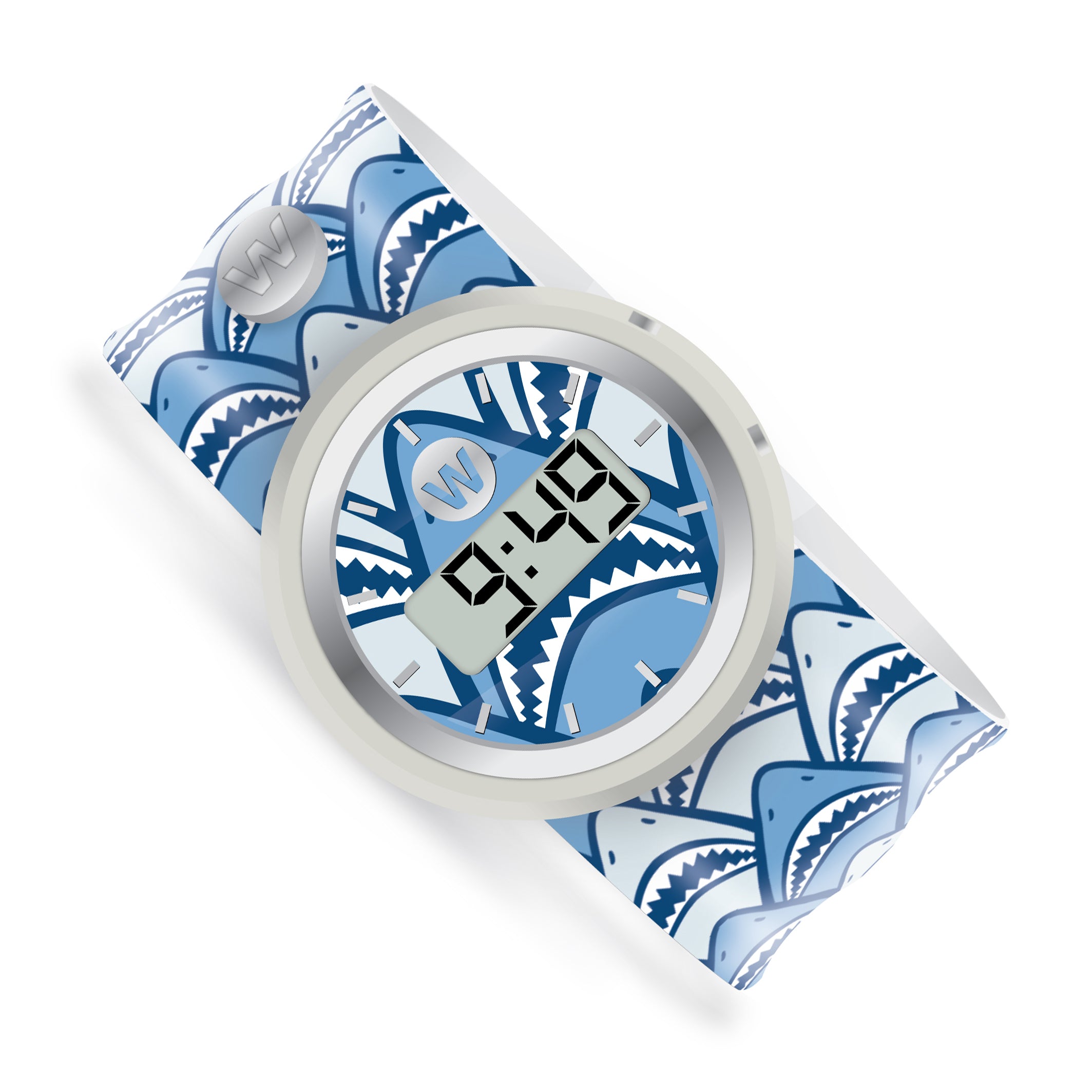 Watchitude - Shark Frenzy Digital Slap Bracelet Watch