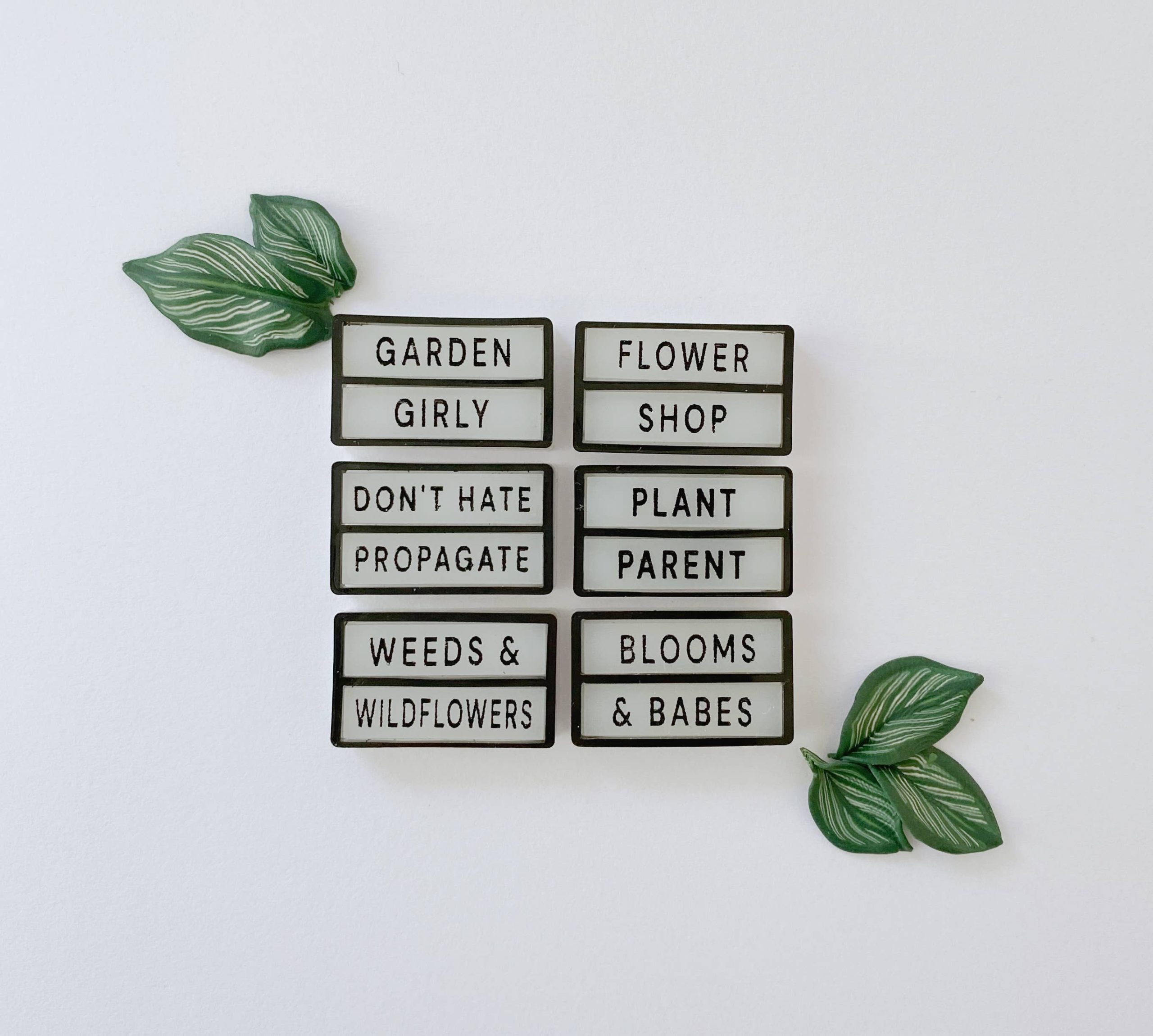 Miniature Plant Lover Sign Dollhouse Accessory