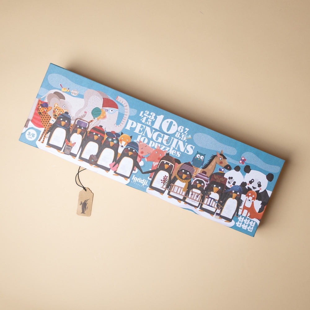 10 Penguins Progressive Puzzle