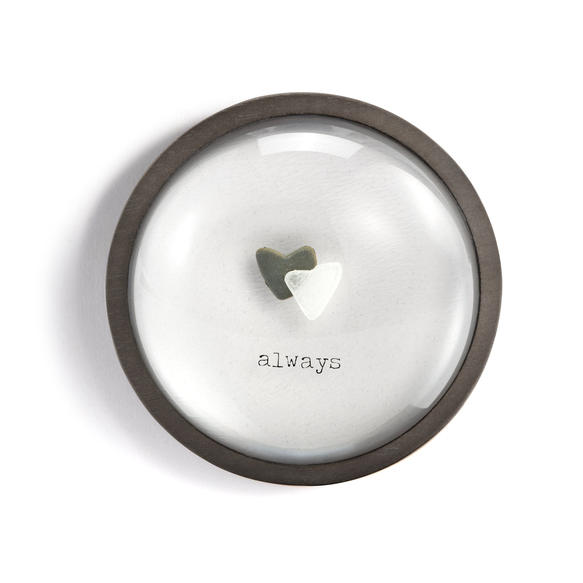 Two Hearts Paperweight