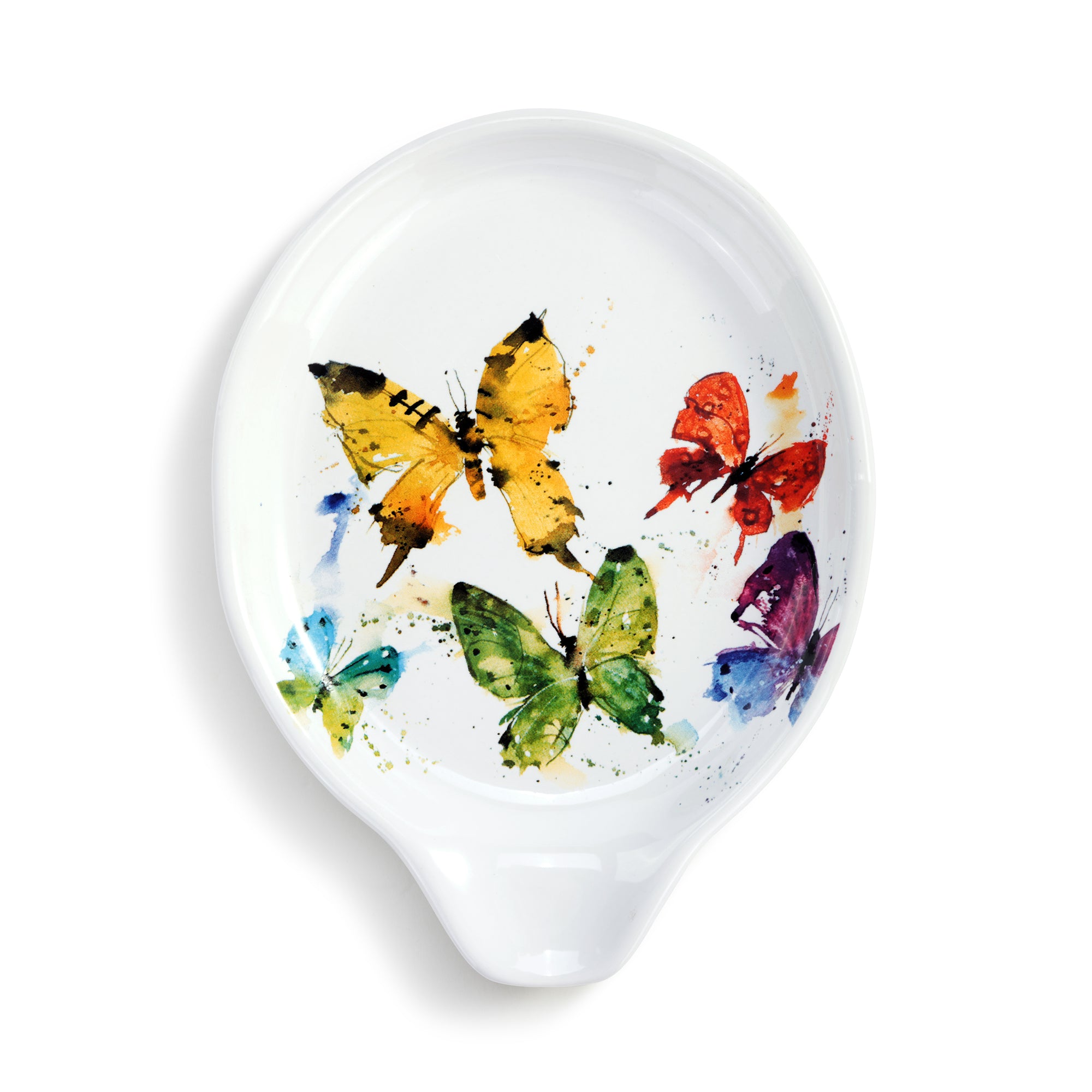 Dean Crouser Flock of Butterflies Oval Spoon Rest