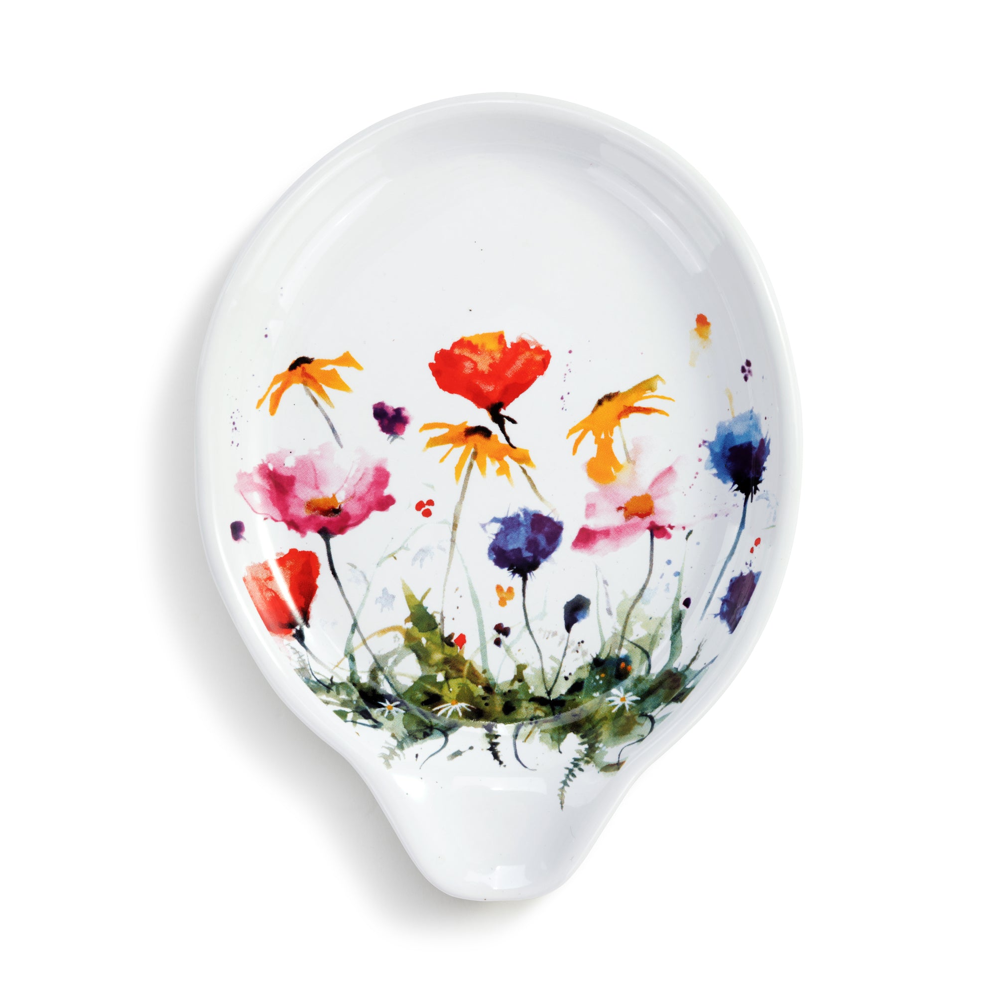 Dean Crouser Wildflowers Oval Spoon Rest