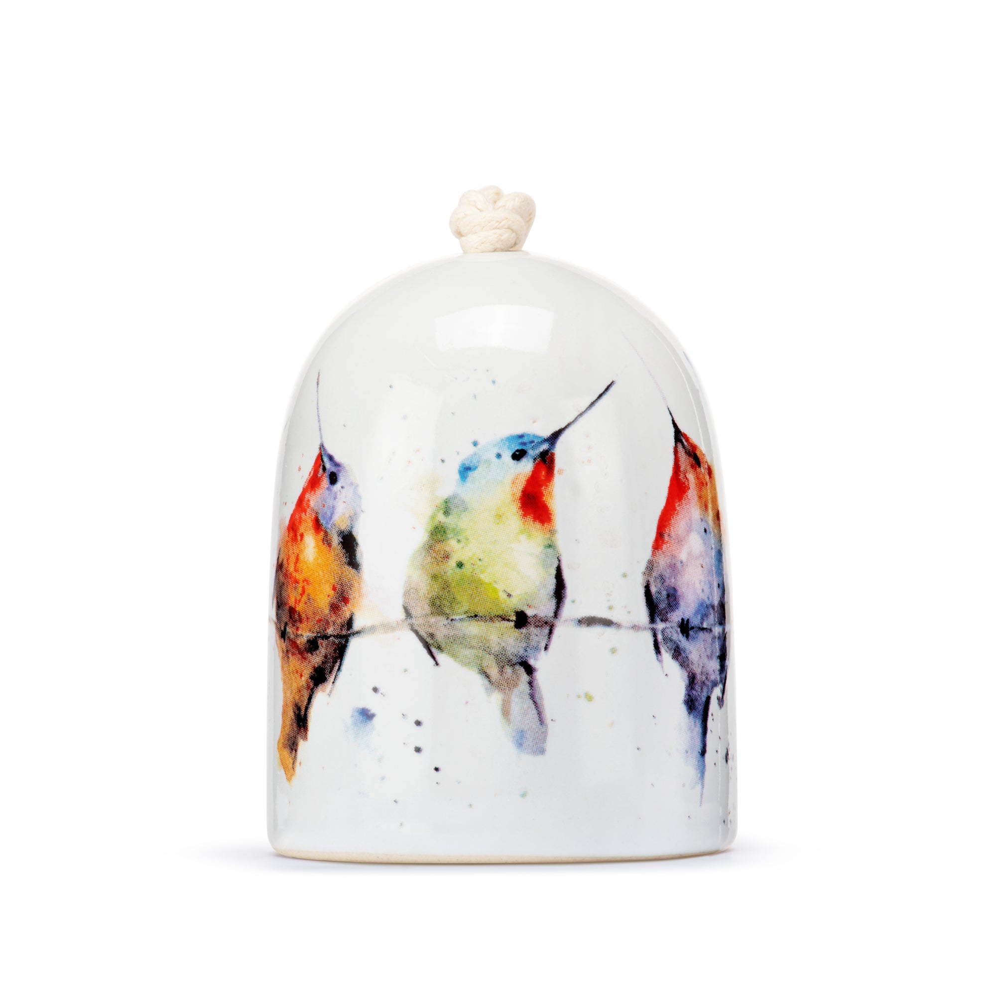 Dean Crouser Hummingbirds on a Wire Mini Bell