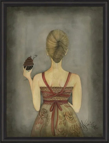 Lady Vice # 4 Framed Wall Art / Extra Large