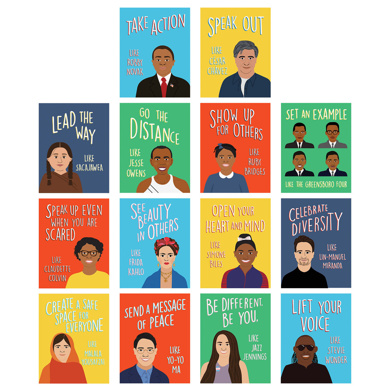 Be An Ally Like Me Mini Poster Set