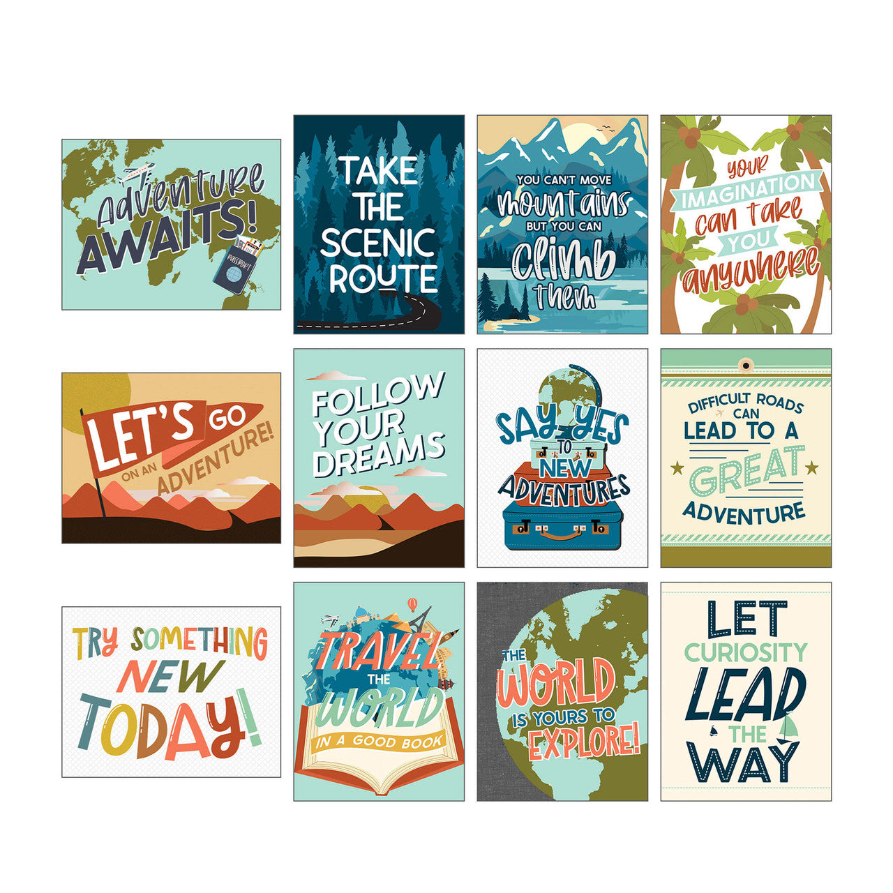 Lets Explore Mini Posters