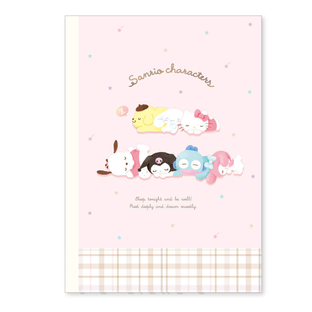 Sanrio Characters Pink Square B5 Notebook