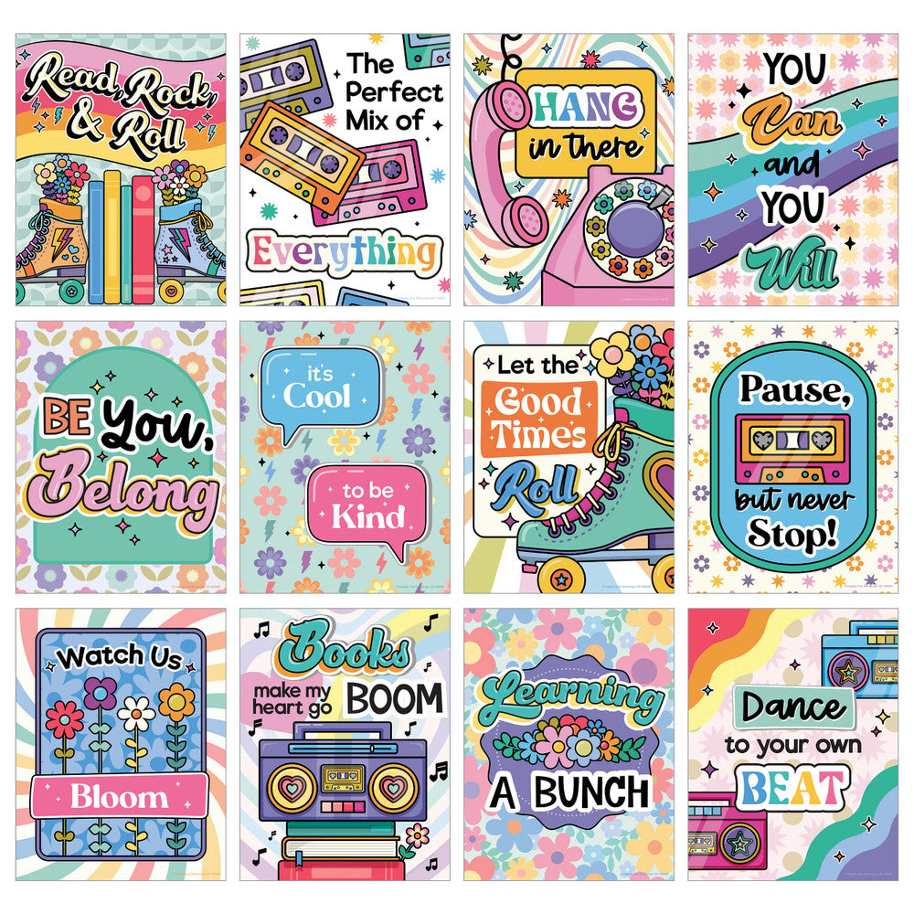 Mini Posters: Retro Remix Poster Set