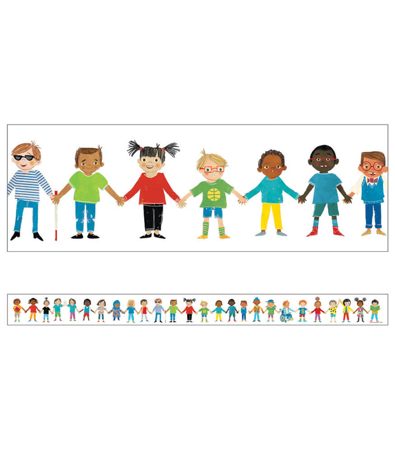 All Are Welcome - Kids Straight Border