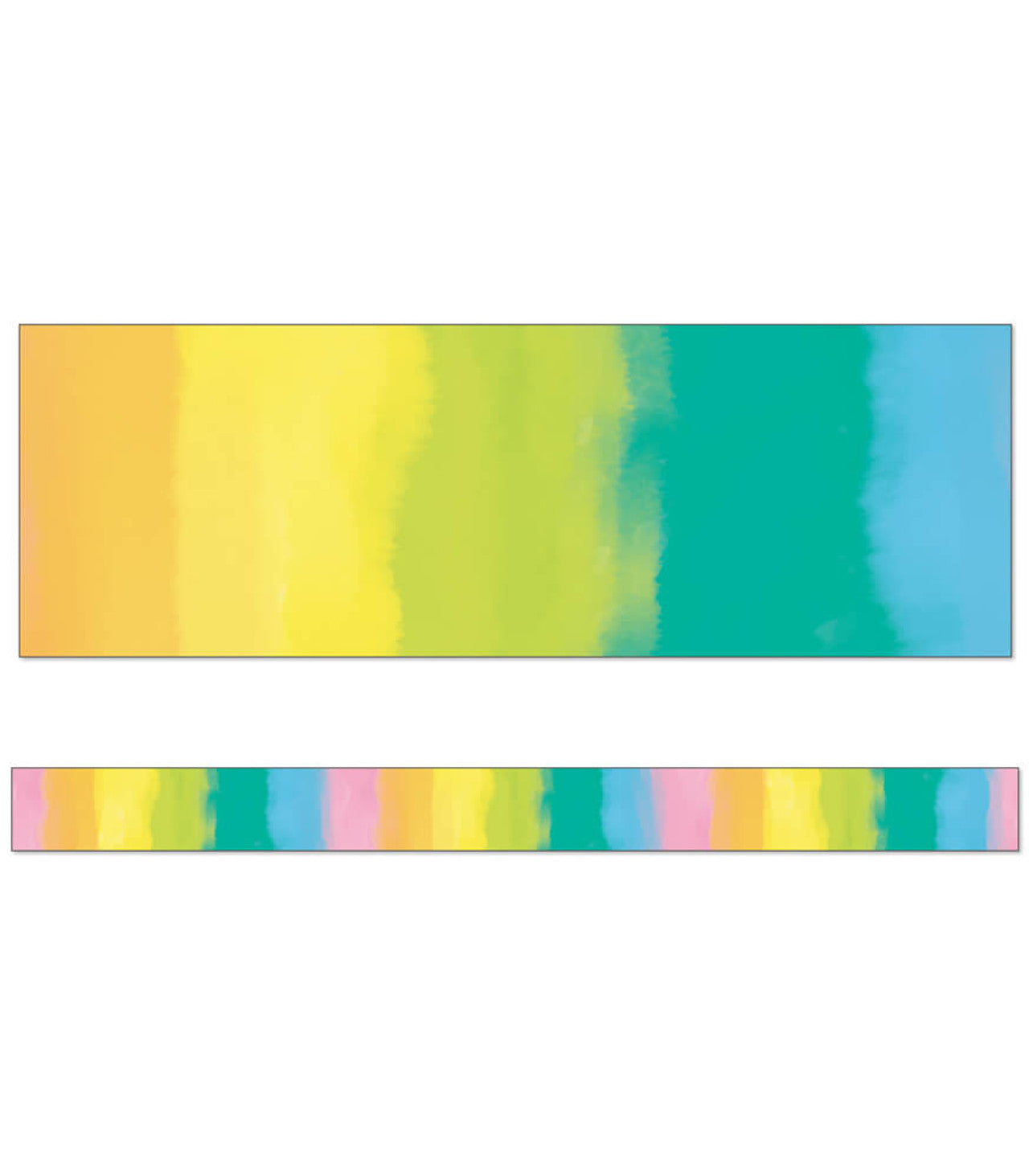 Creatively Inspired Watercolor Straight Border