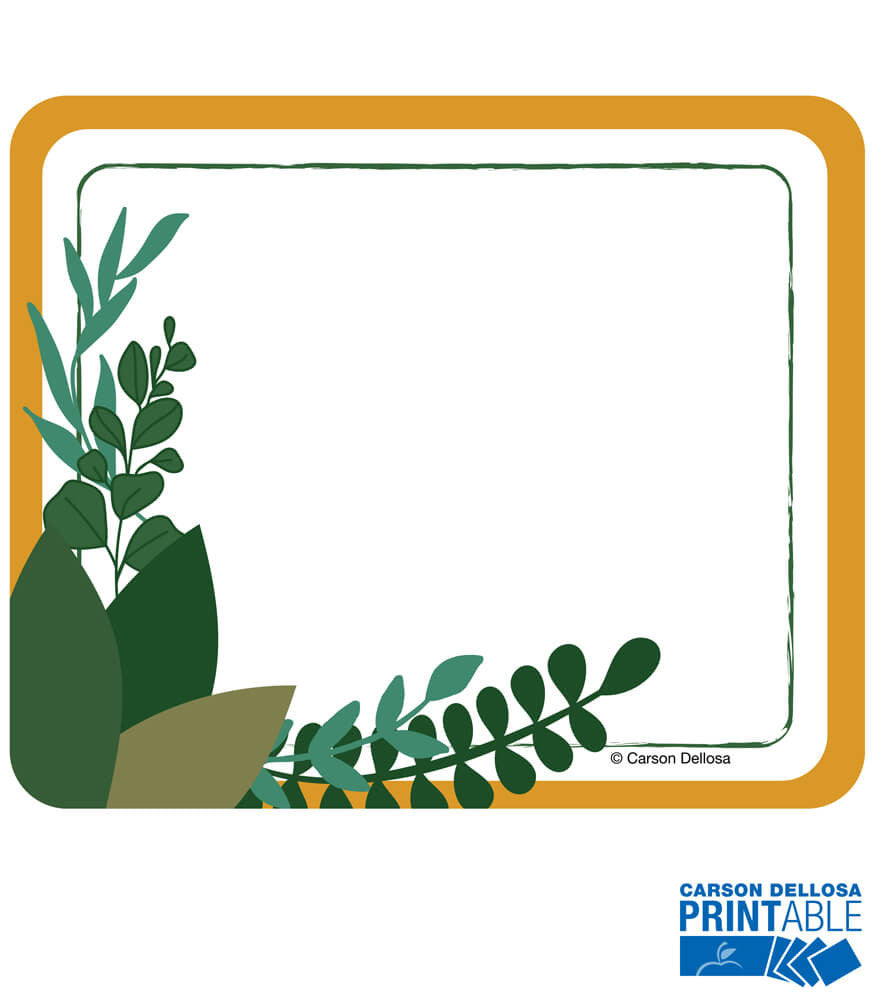 Grow Together Name Tags
