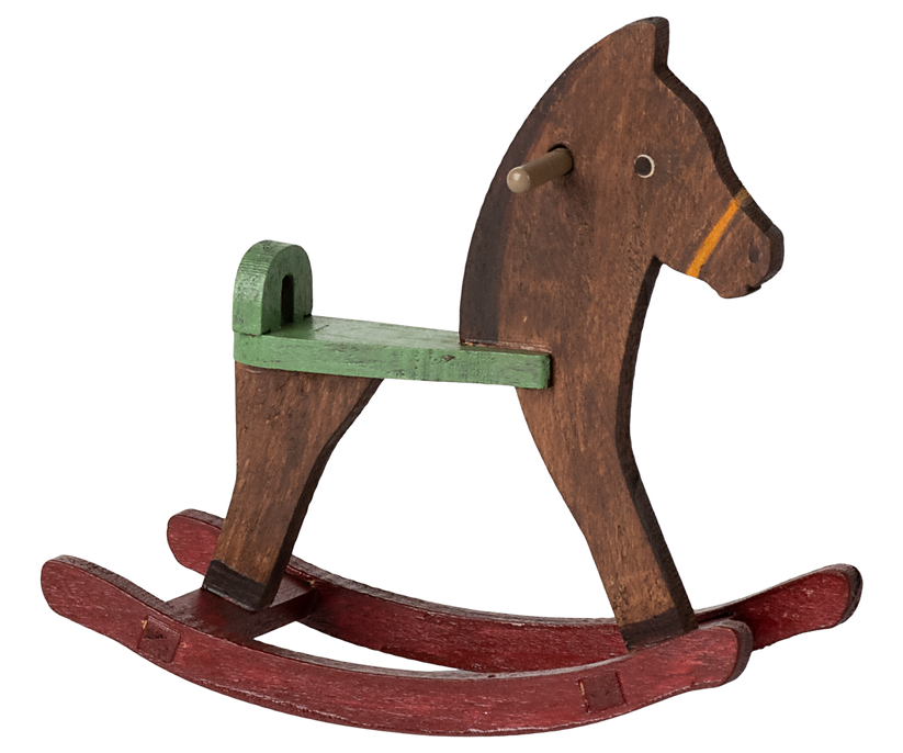 Dark Brown Rocking Horse, Mouse
