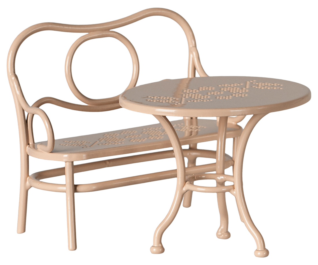 Mouse Cafe Set,  Large - Powder