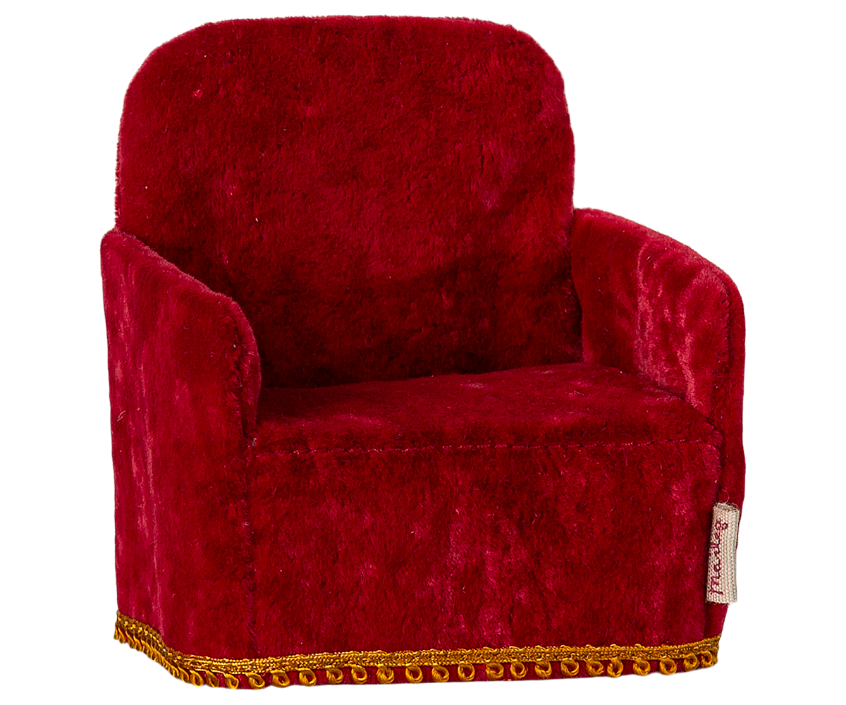 Folding chair, Mouse - Red, Maileg SpS25