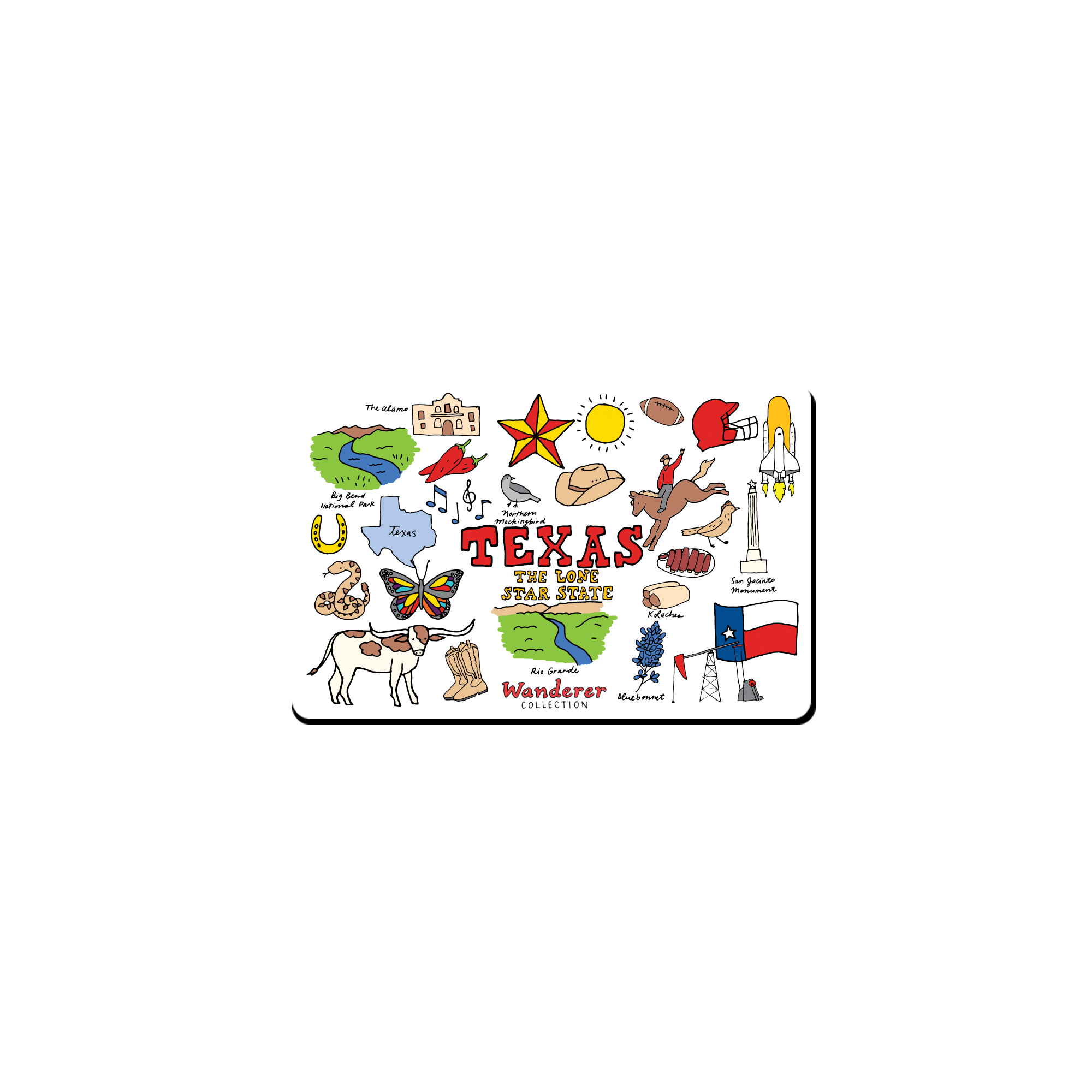 Texas Wanderer Magnet