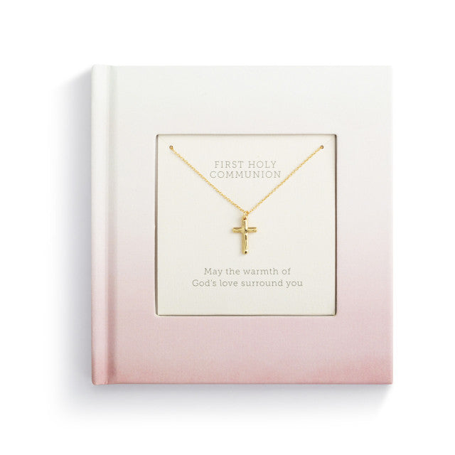 Girl's First Communion Book and Necklace