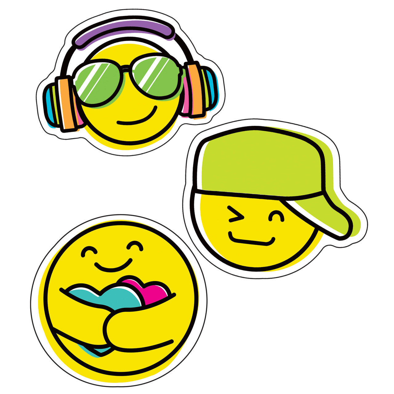 Kind Vibes - Smiley Face Cut Outs