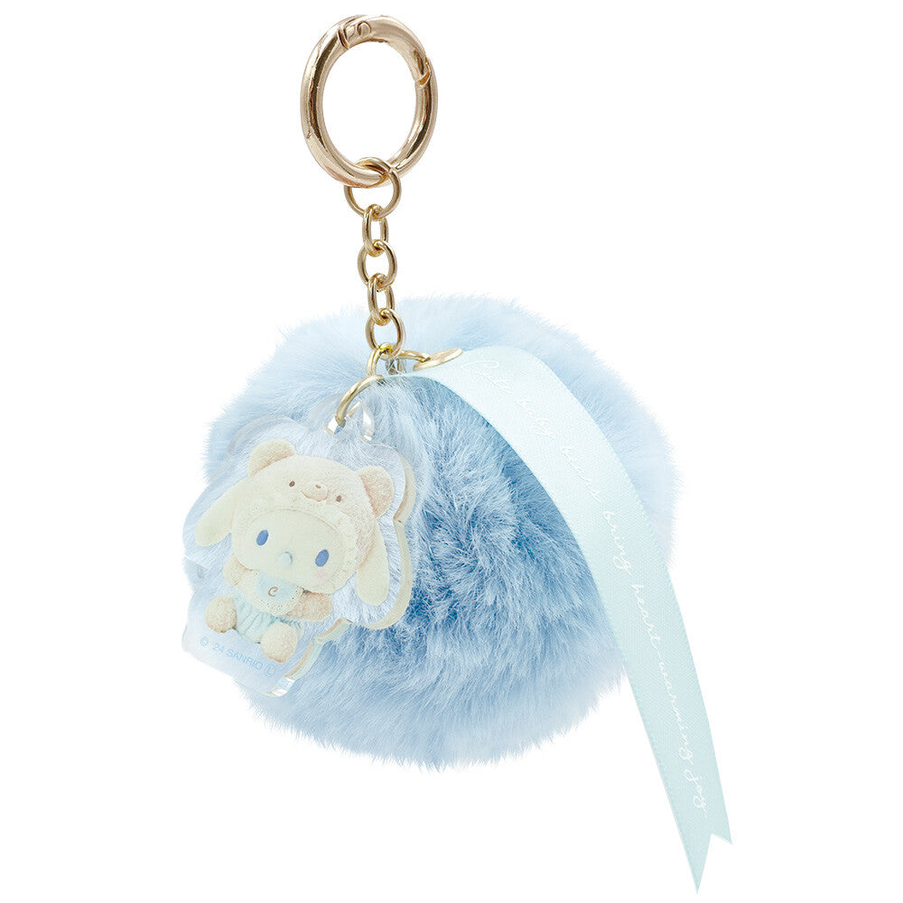 Cinnamoroll Baby Teddy Pompom Keychain