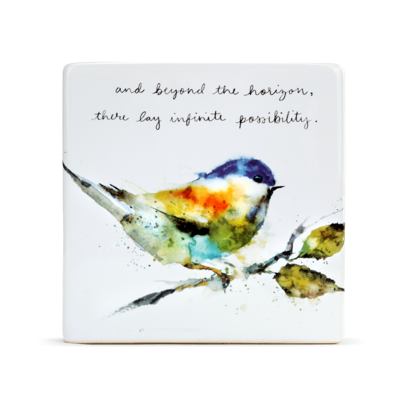 Chickadee on a Branch Plaque