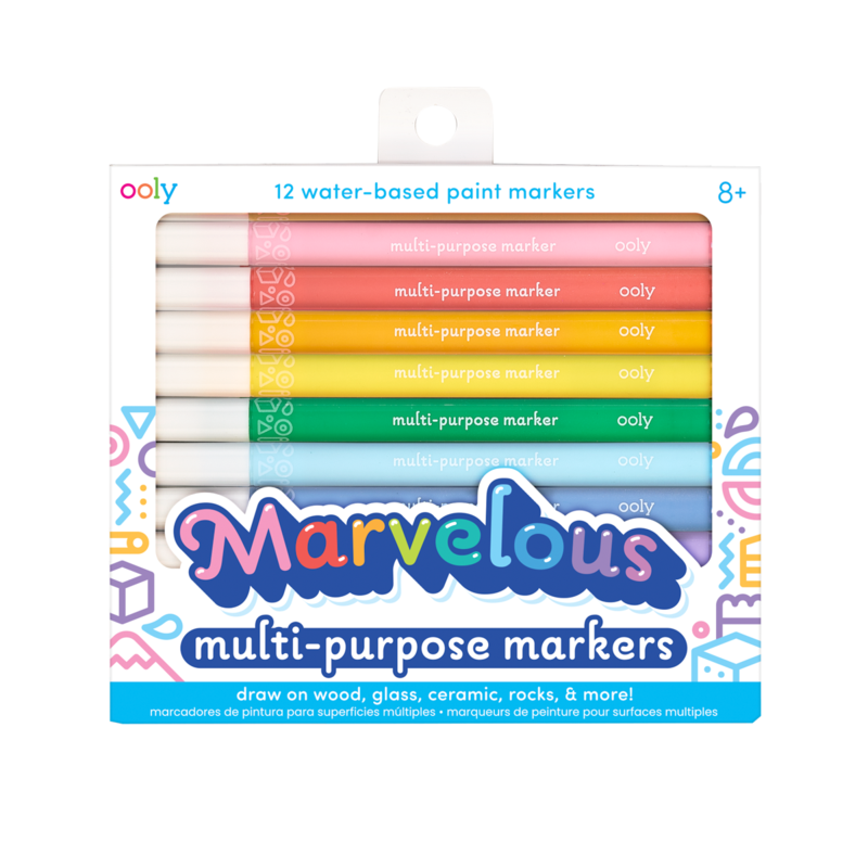 Marvelous Mutli Purpose Paint Markers 12pc