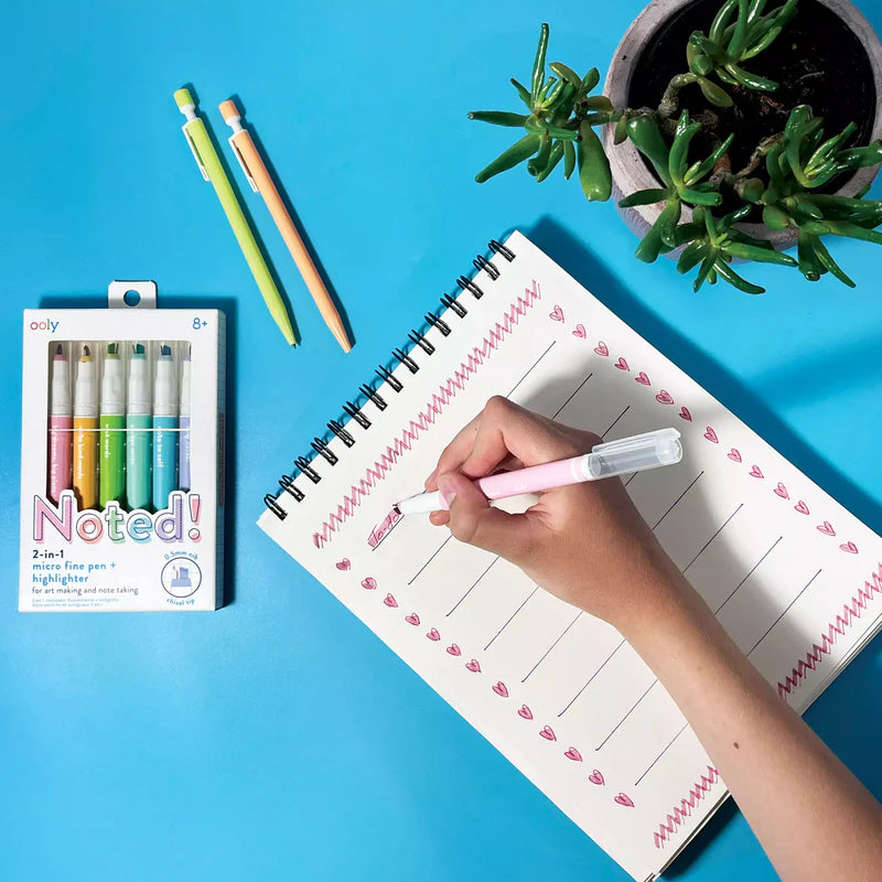 Noted! Micro Fine Tip Pens & Highlighters
