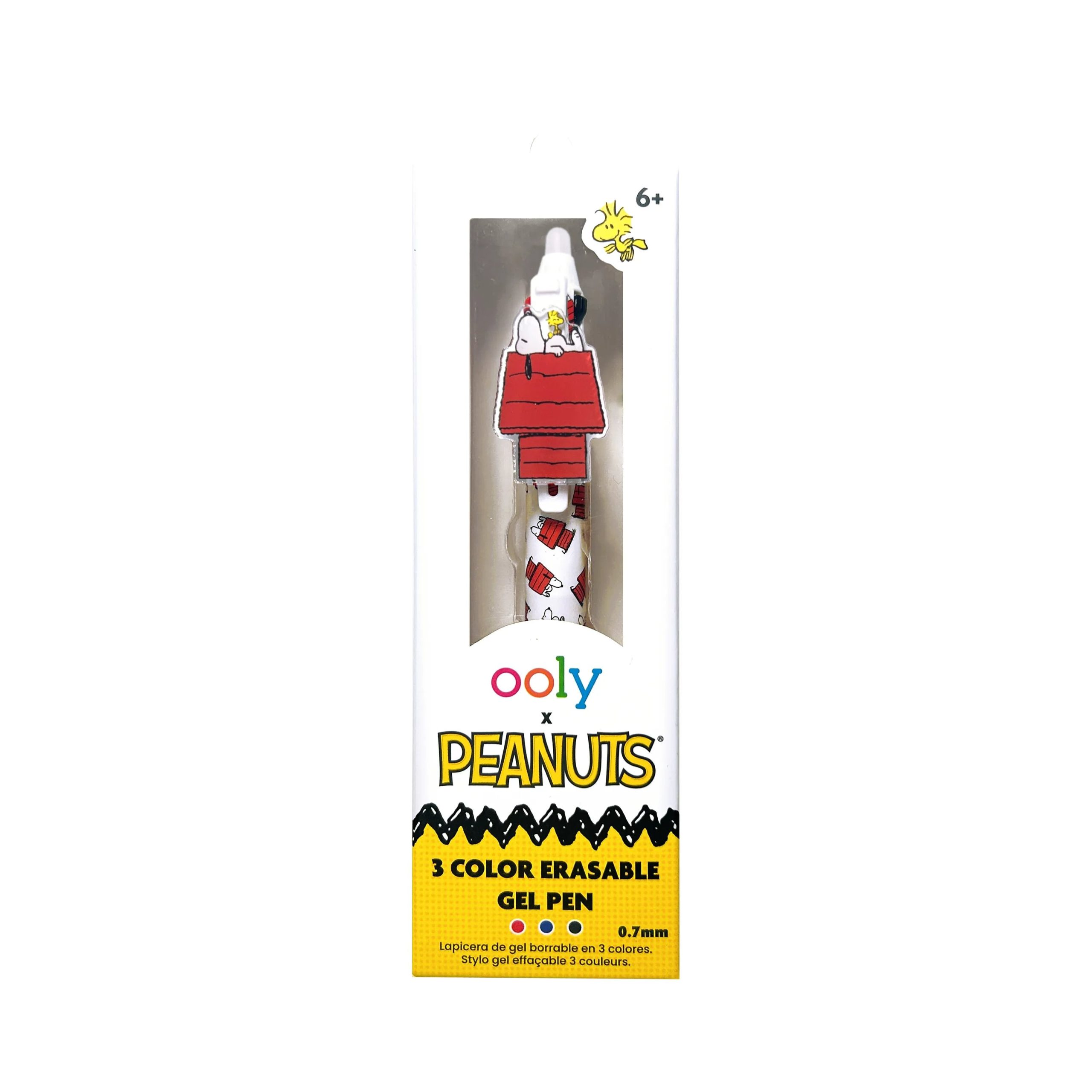 OOLY x Peanuts 3 Color Erasable Gel Pen