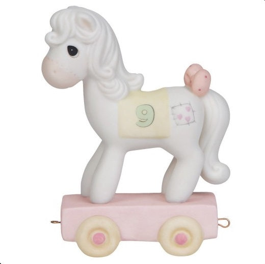 Precious Moments Birthday Train Pony Age 9