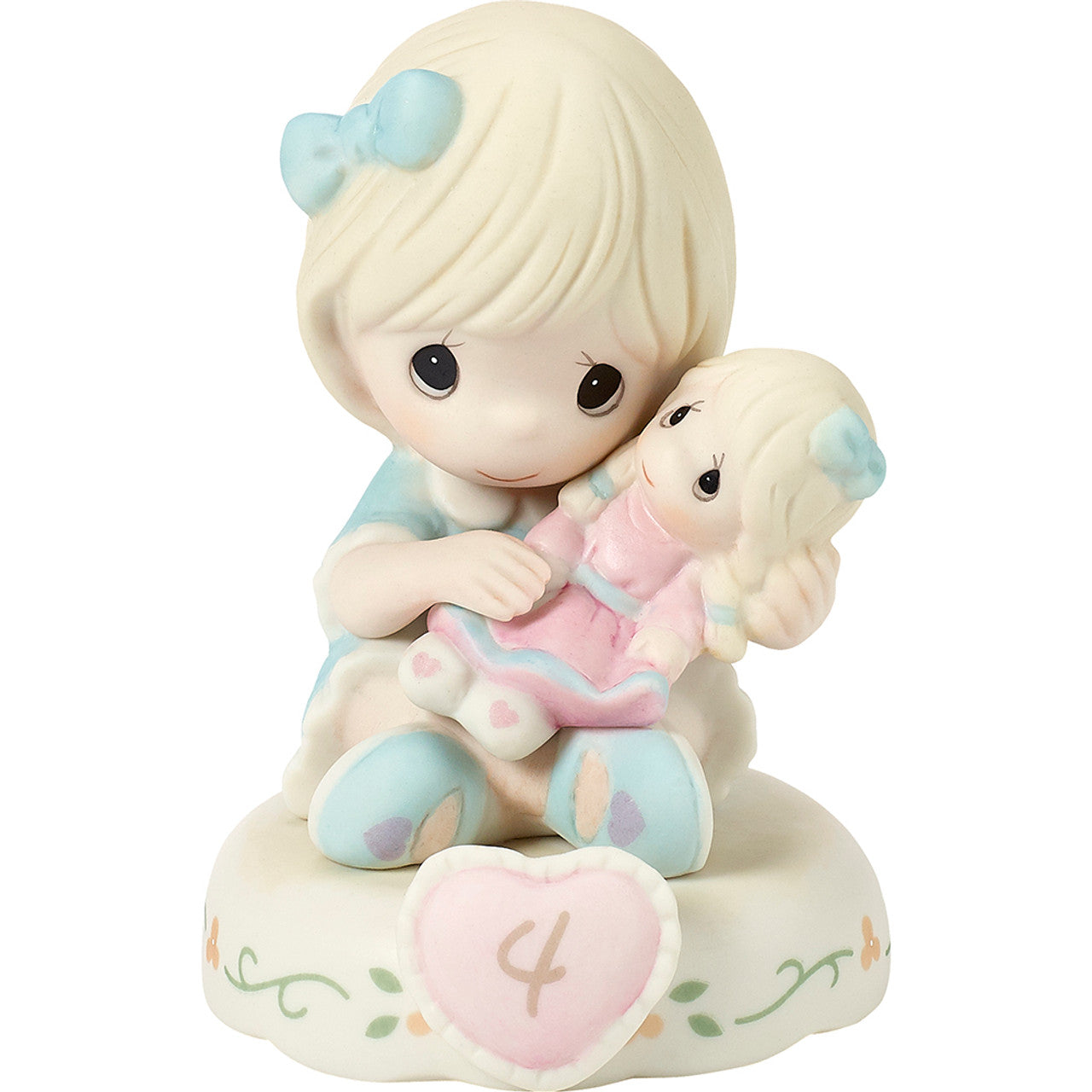 Precious Moments Age 4 Girl Figurine - Blonde