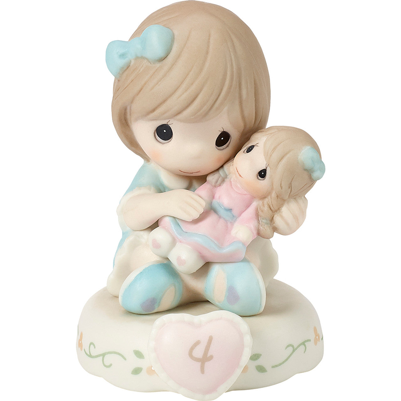 Precious Moments Age 4 Girl Figurine - Brunette