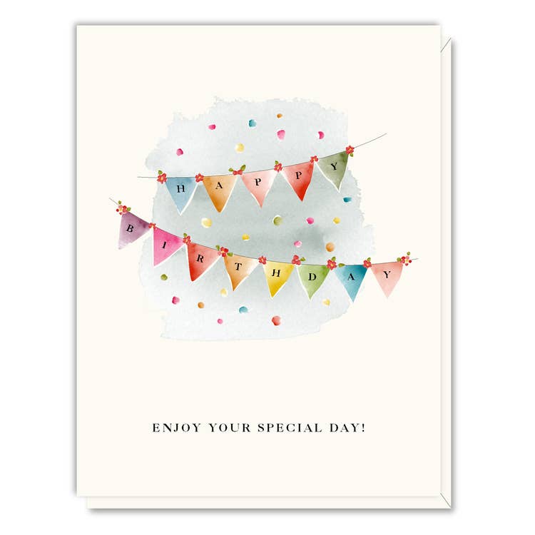 Pennants Birthday Card