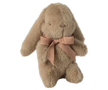 Plush Bunny, Mini - Dusty brown