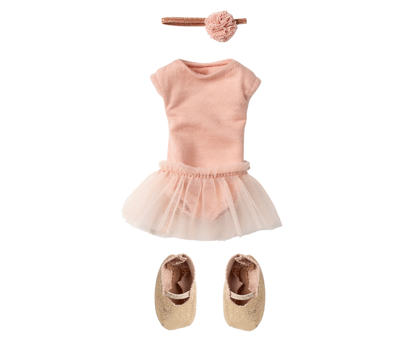 *NEW* Ballet suit and skirt rose, Size 2 - CLOTHING ONLY