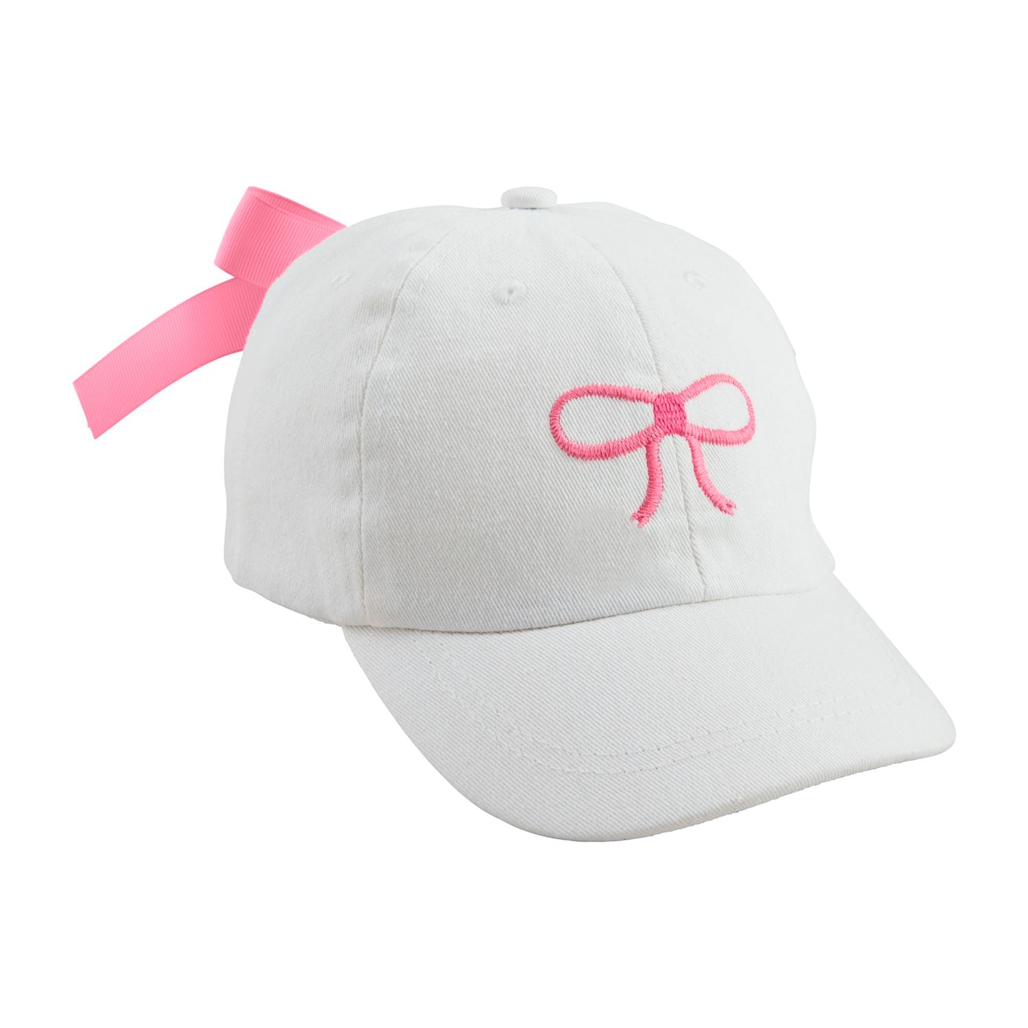 Child's Bow Embroidered Hat