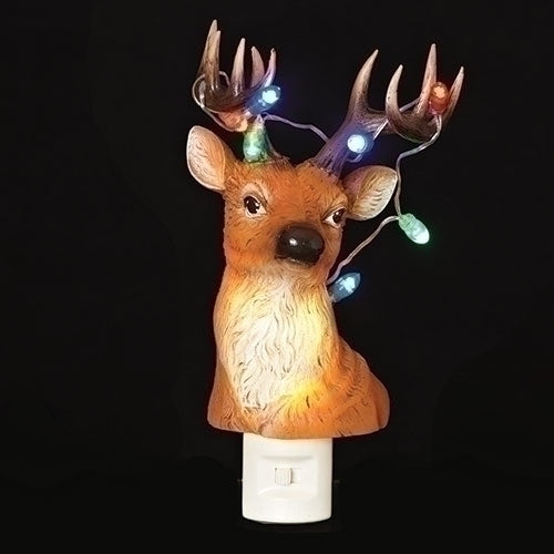 Reindeer with Blinking Antlers Night Light