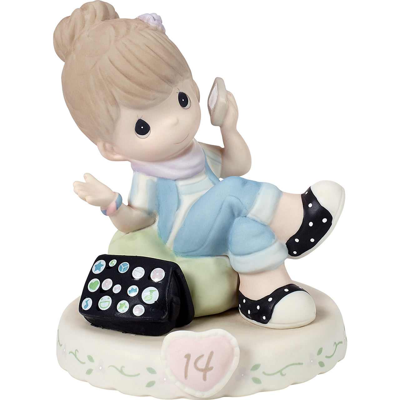 Precious Moments Age 14 Girl Figurine - Brunette