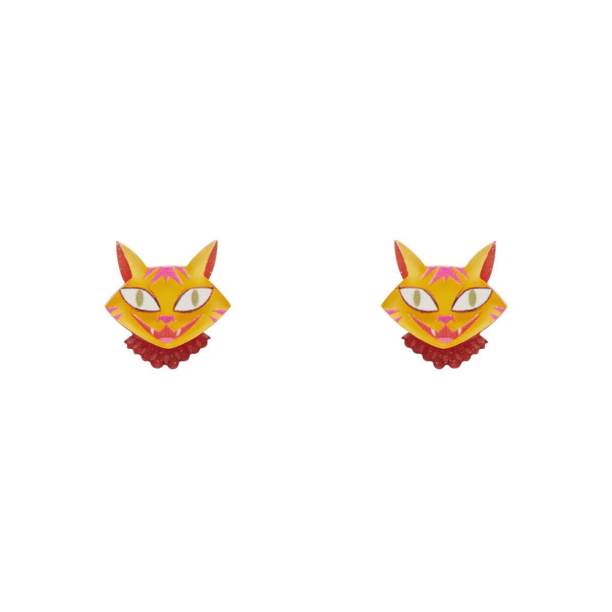 The Cheshire Cat stud earrings