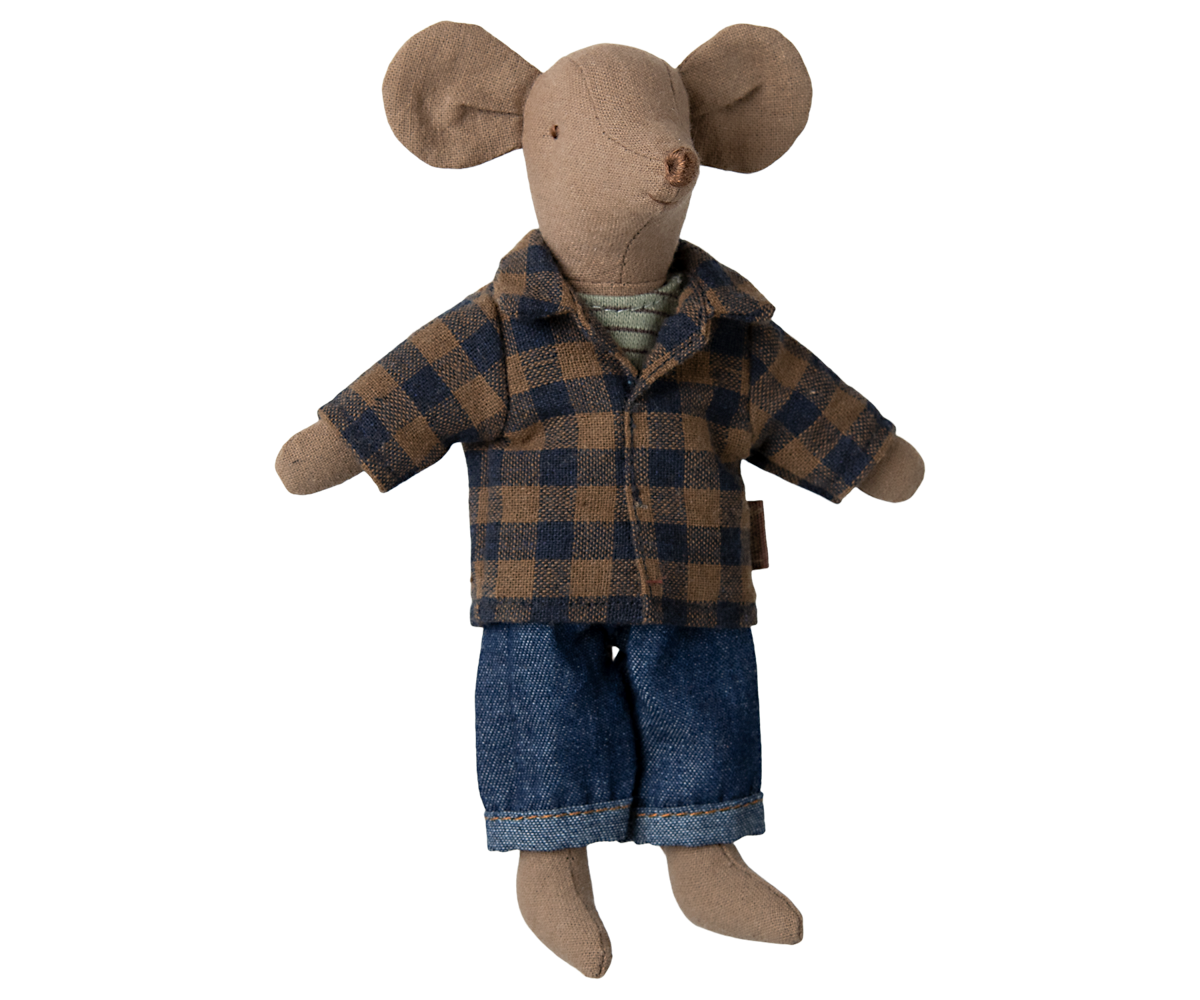 Maileg Dad mouse - Light Brown