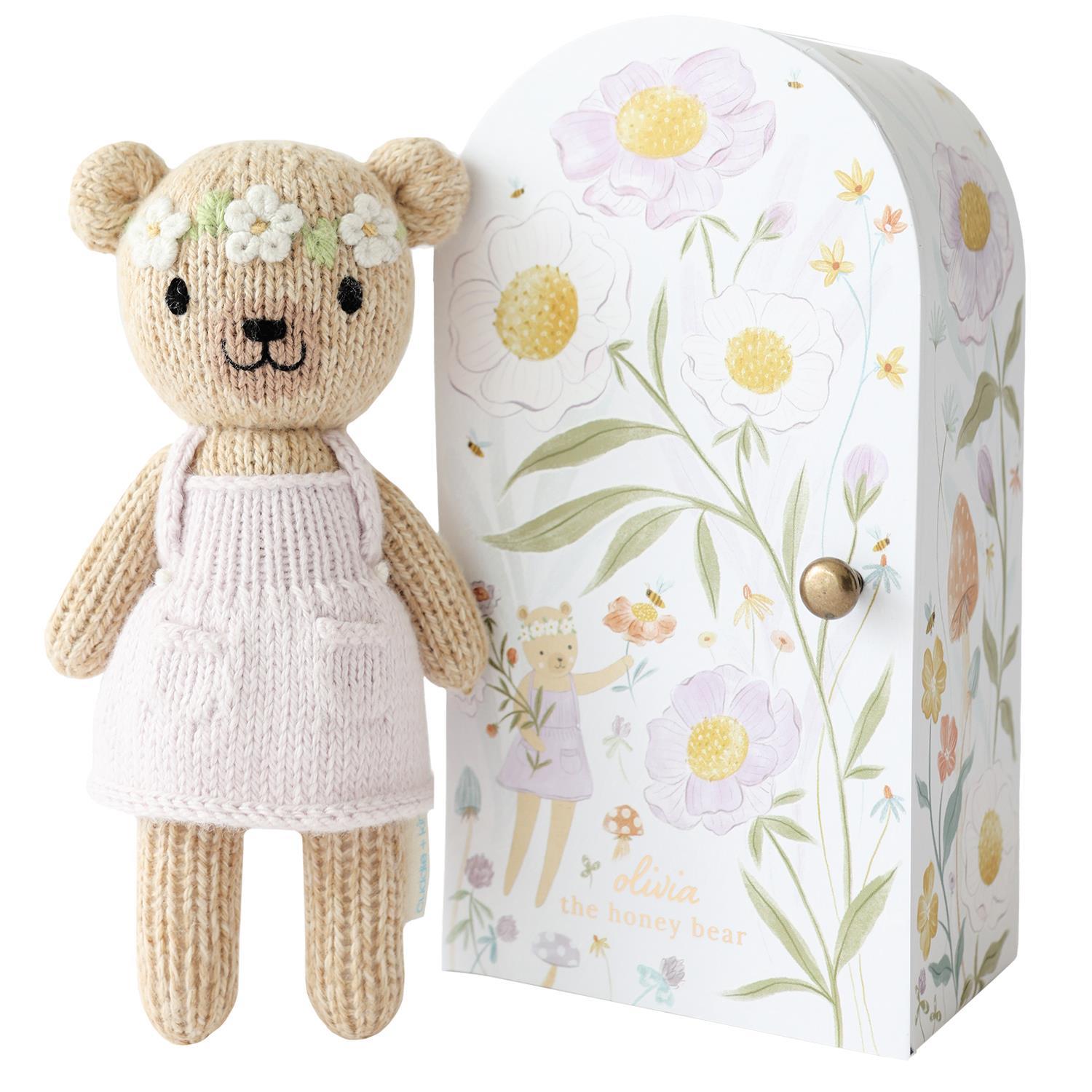 Tiny Olivia the Honey Bear by cuddle+kind