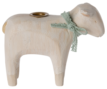 Maileg Lamb Candlestick holder - Mint SpS25