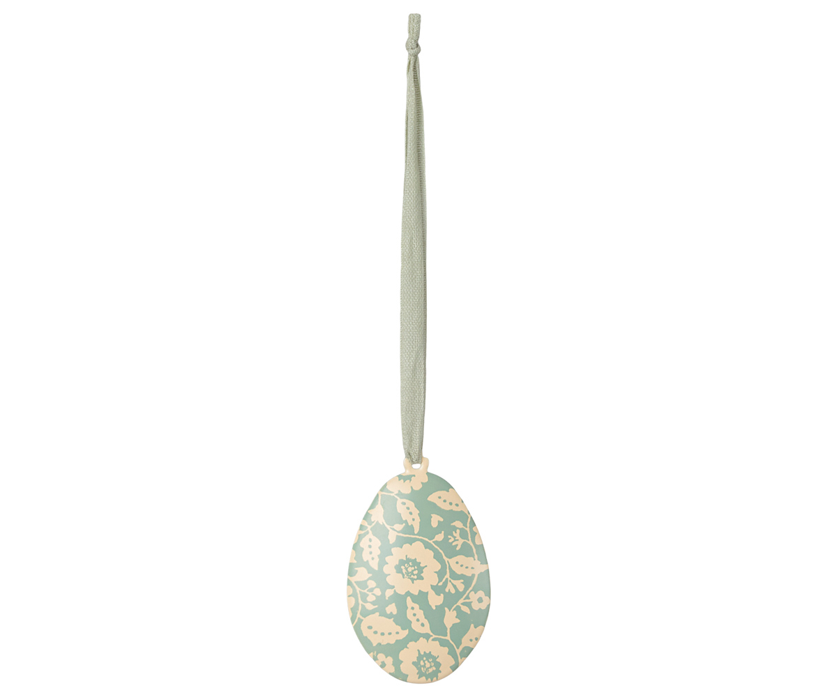 Easter egg ornament, Flowers - Mint Maileg SpS25