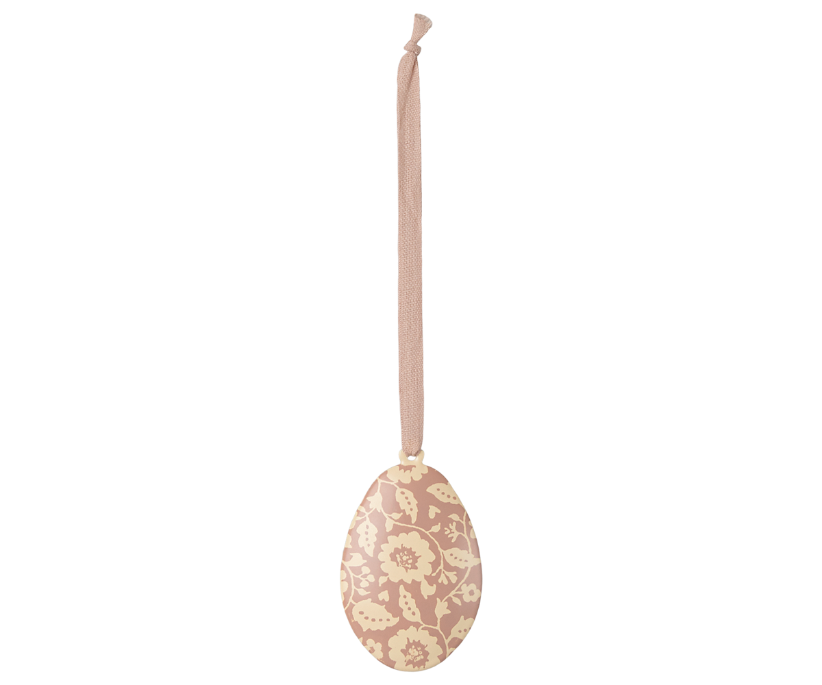 Easter egg ornament, Flowers - Dark powder Maileg SpS25