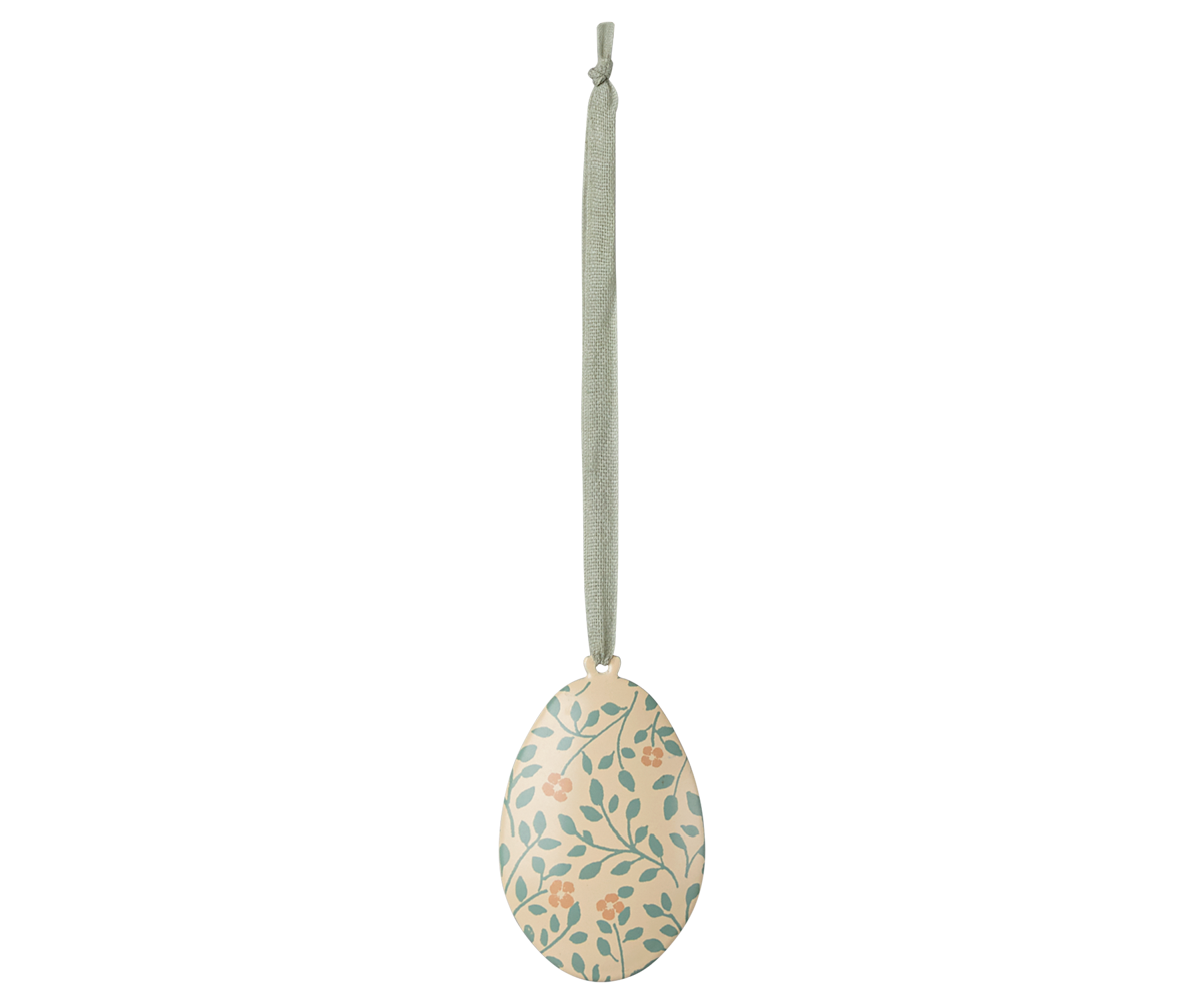 Easter egg ornament, Branches - Dark Mint Maileg SpS25