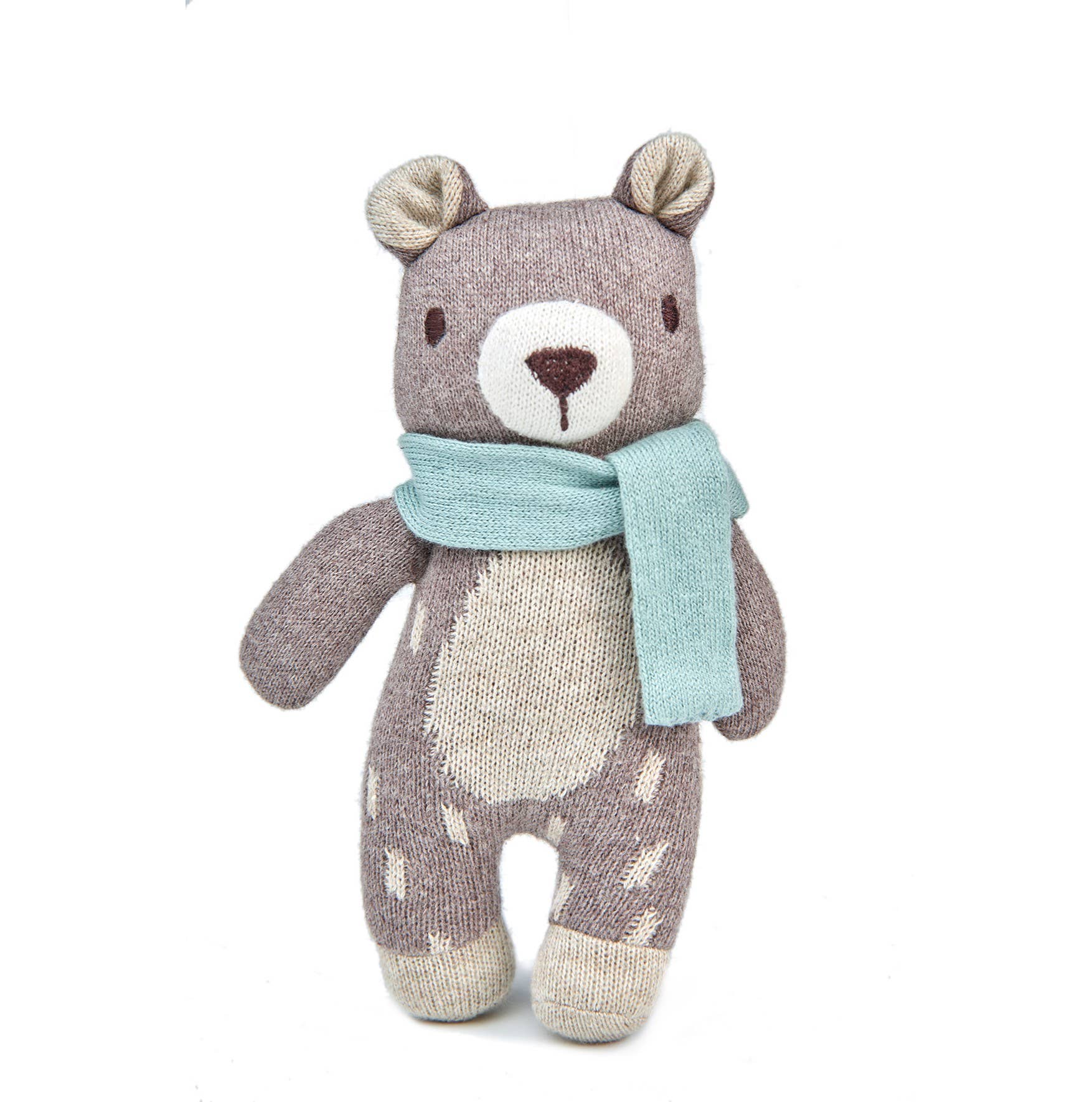 Fred the Bear knitted toy